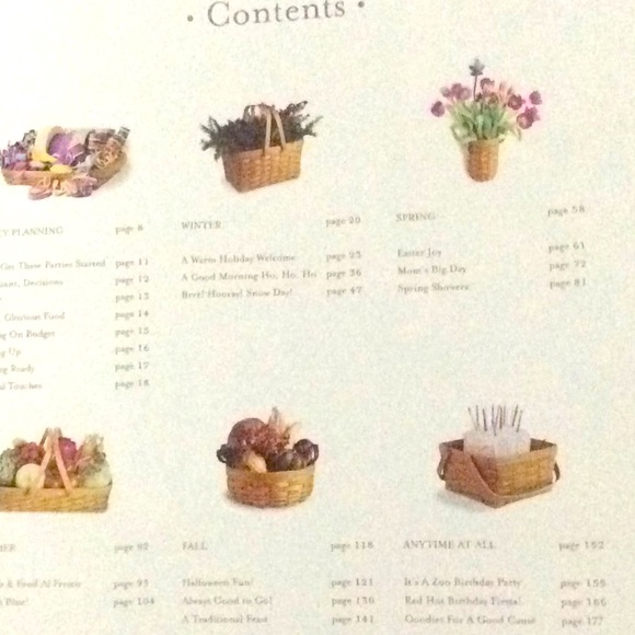Classic Longaberger Hardcover Book.  Seasons. - Picture 8 of 8